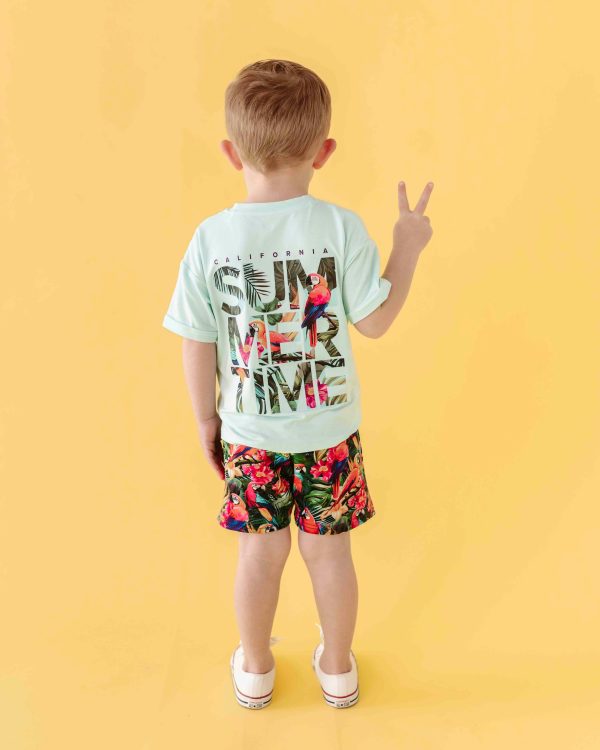 Parrot-ise Found T-Shirt & Shorts Set Online