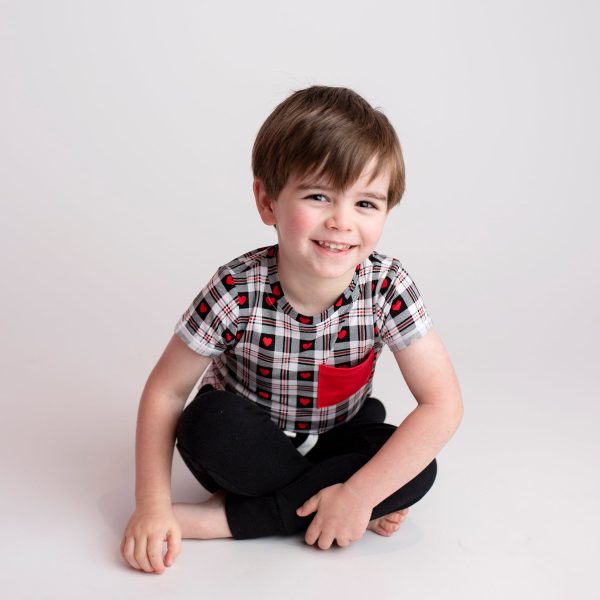 Plaid About You Toddler T-shirt & Jogger Set Online Sale - Image 3