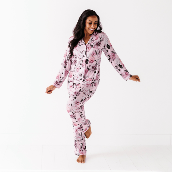 Make Me Blush Women s Collar Shirt & Pants Set For Cheap - Image 3