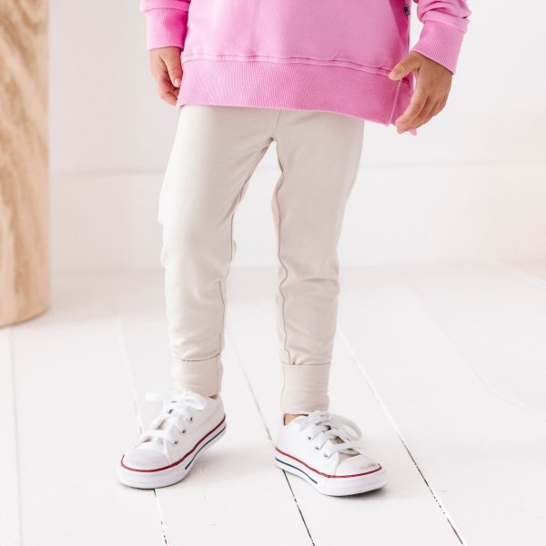 Cream Bamboo Leggings Supply