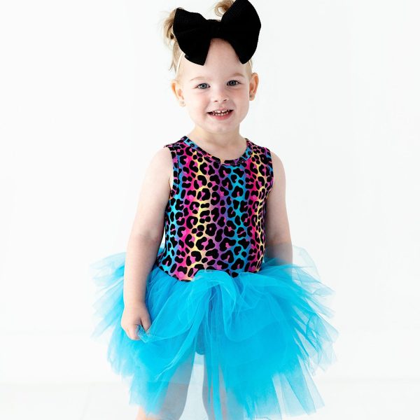 Livin  La Cheetah Loca Tulle Tutu Dress - Tank Top Online Sale - Image 3