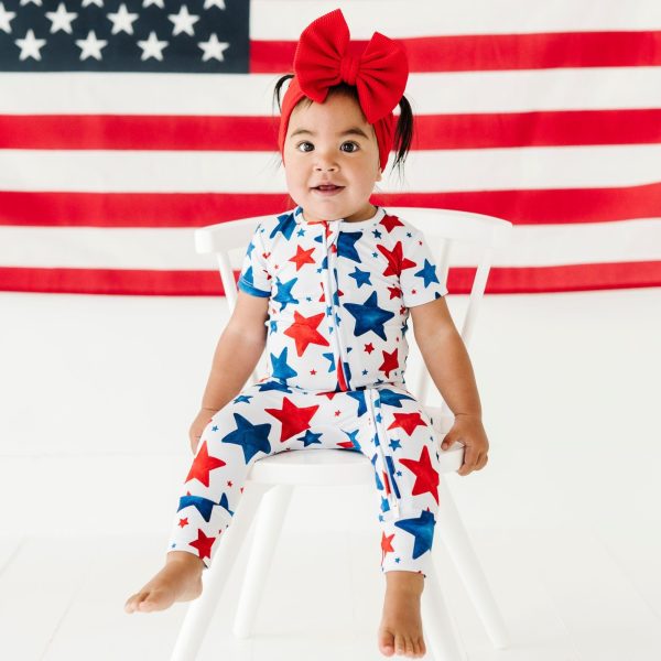 Chill The Fourth Out Short Sleeve Romper Sale - Image 4