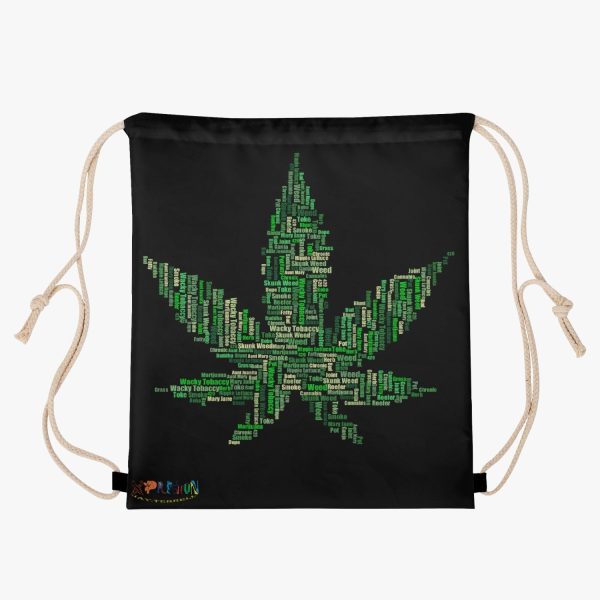 Xpreshun Herbal Relaxation  Polyester Drawstring Backpack For Discount - Image 4