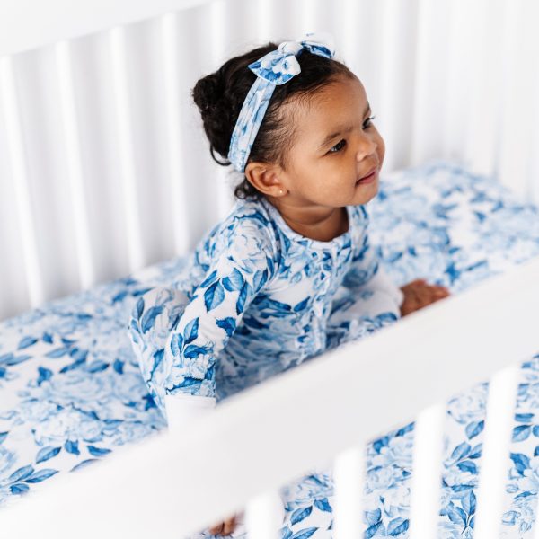 My Something Blue Crib Sheet Online now - Image 3