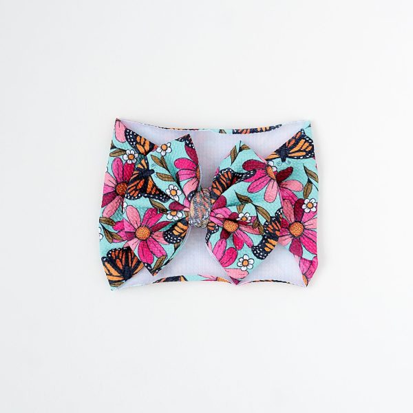 Floral Flutter Biggie Bow For Cheap - Image 3