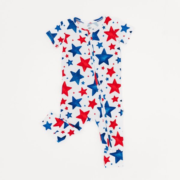 Chill The Fourth Out Short Sleeve Romper Sale - Image 2