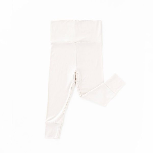 Cream Bamboo Leggings Supply - Image 2