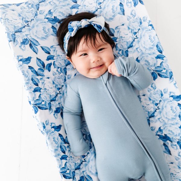 My Something Blue Changing Pad Cover For Discount - Image 4