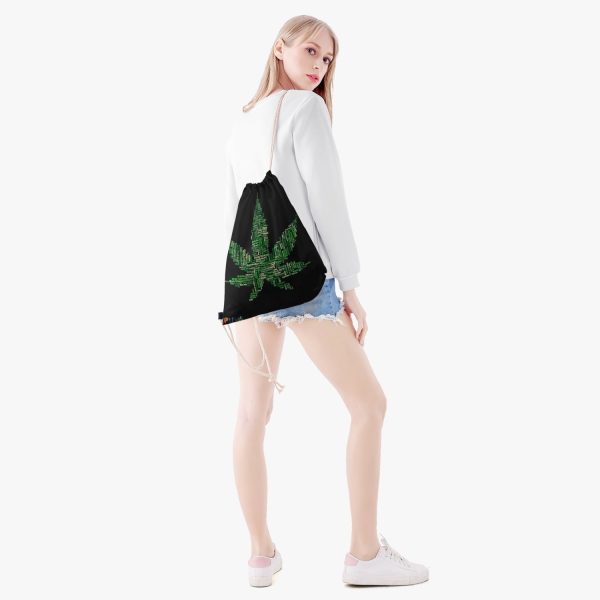 Xpreshun Herbal Relaxation  Polyester Drawstring Backpack For Discount - Image 5