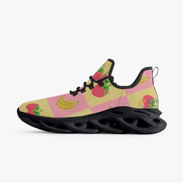 Fruitful Xpreshun  Bounce Mesh Knit Sneakers - Black Online - Image 2