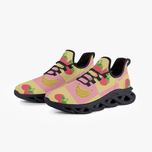 Fruitful Xpreshun  Bounce Mesh Knit Sneakers - Black Online