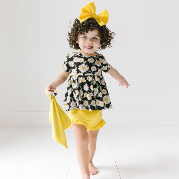 Make My Daisy Peplum & Bummies Set Short Sleeve Fashion