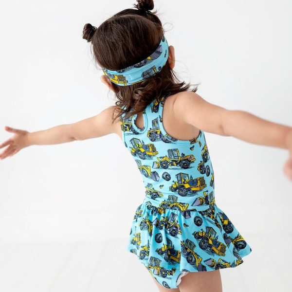 Loader Up Racer Back Ruffle Dress Online Sale - Image 4