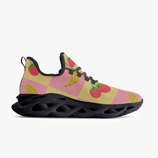 Fruitful Xpreshun  Bounce Mesh Knit Sneakers - Black Online - Image 3