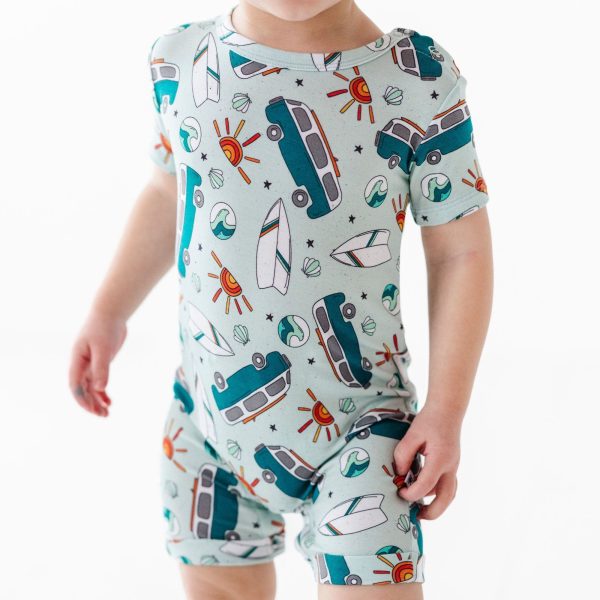Catch Me If You Van Shortie Romper For Cheap - Image 4