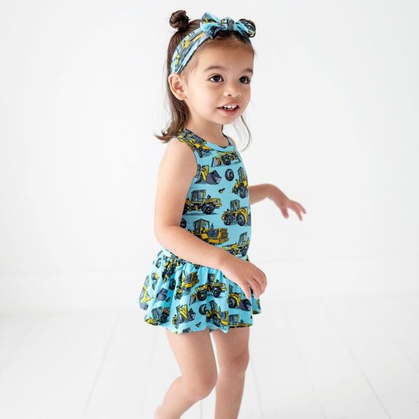 Loader Up Racer Back Ruffle Dress Online Sale
