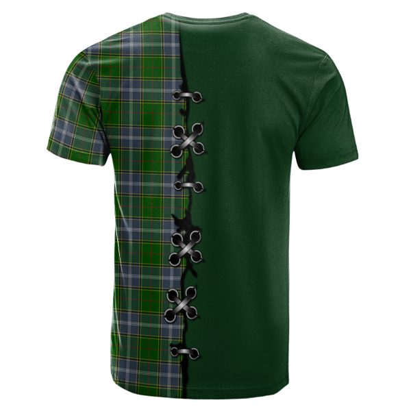 Pringle Tartan T-shirt - Lion Rampant And Celtic Thistle Style Sale - Image 2