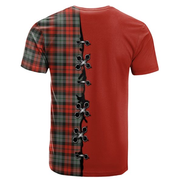 MacLachlan Weathered Tartan T-shirt - Lion Rampant And Celtic Thistle Style Online Hot Sale - Image 2