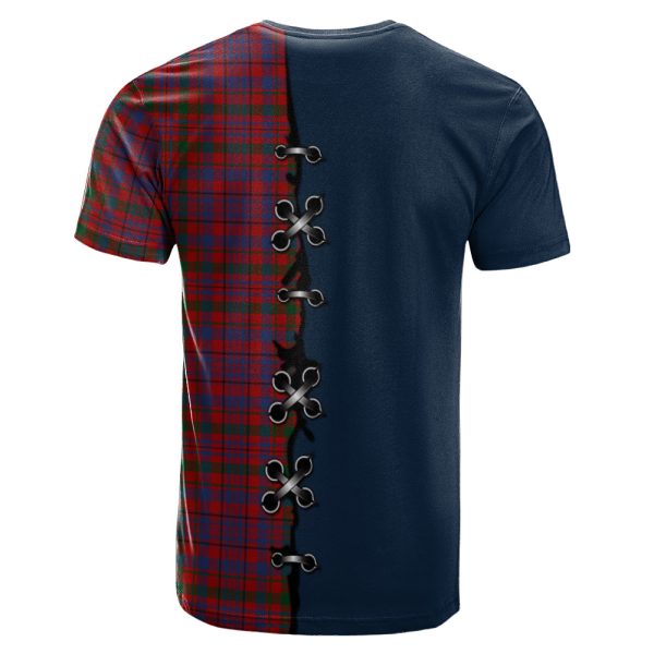 Murray of Tullibardine Tartan T-shirt - Lion Rampant And Celtic Thistle Style Online now - Image 2